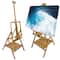 Pacific Arc Convertible Watercolor Bamboo Studio Easel with Storage Shelf